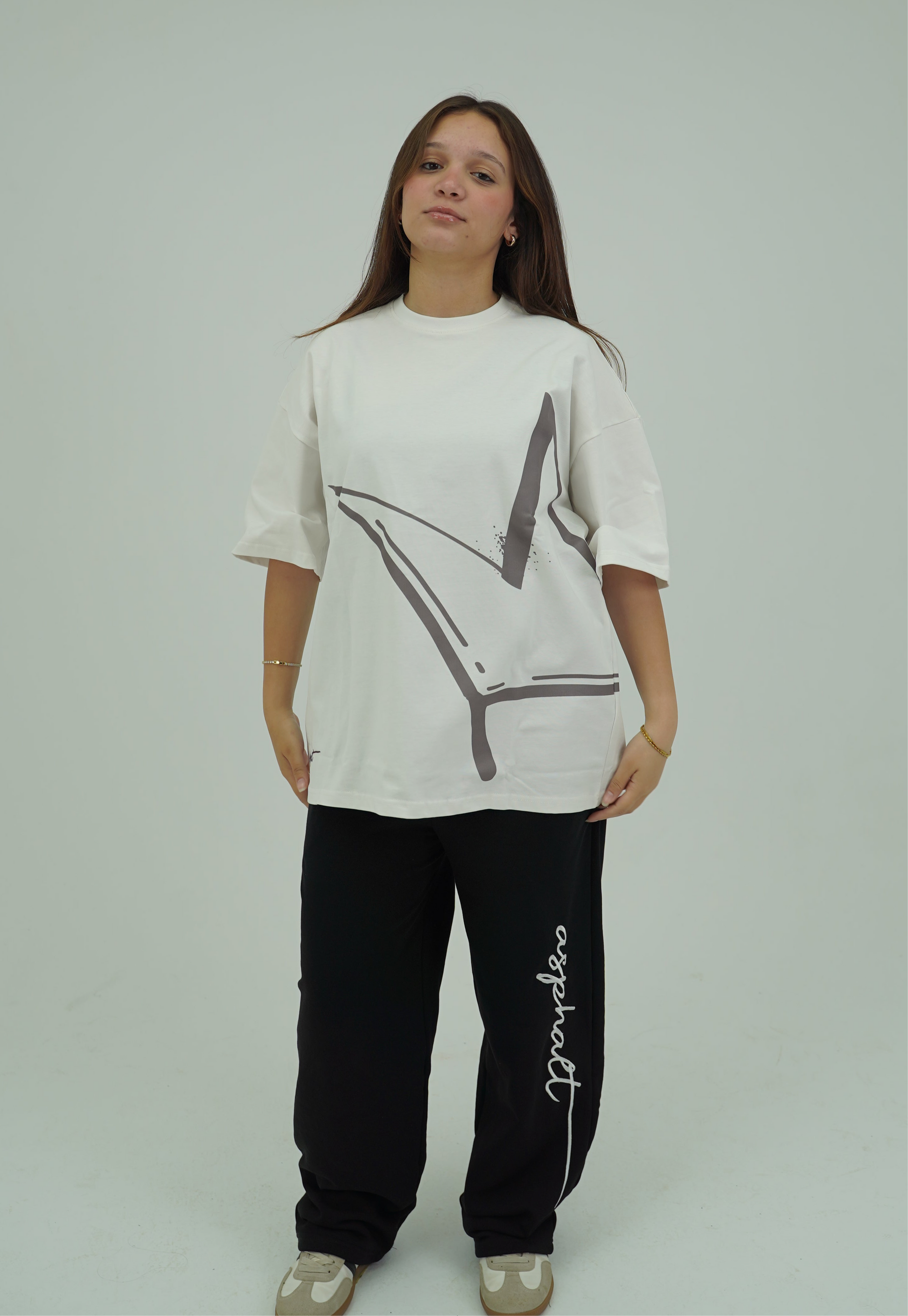 NO RISK NO FUN WHITE EDITION ASPHALT T-shirt