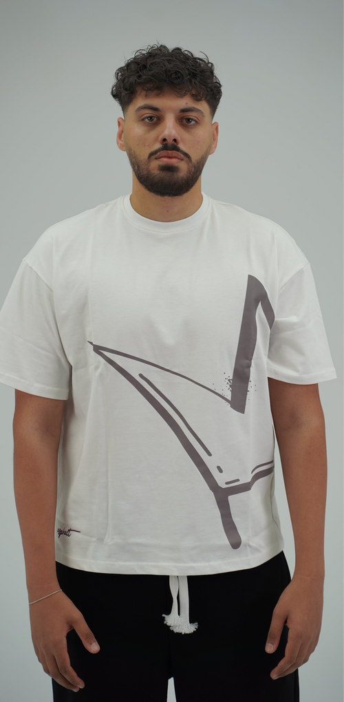 NO RISK NO FUN WHITE EDITION ASPHALT T-shirt
