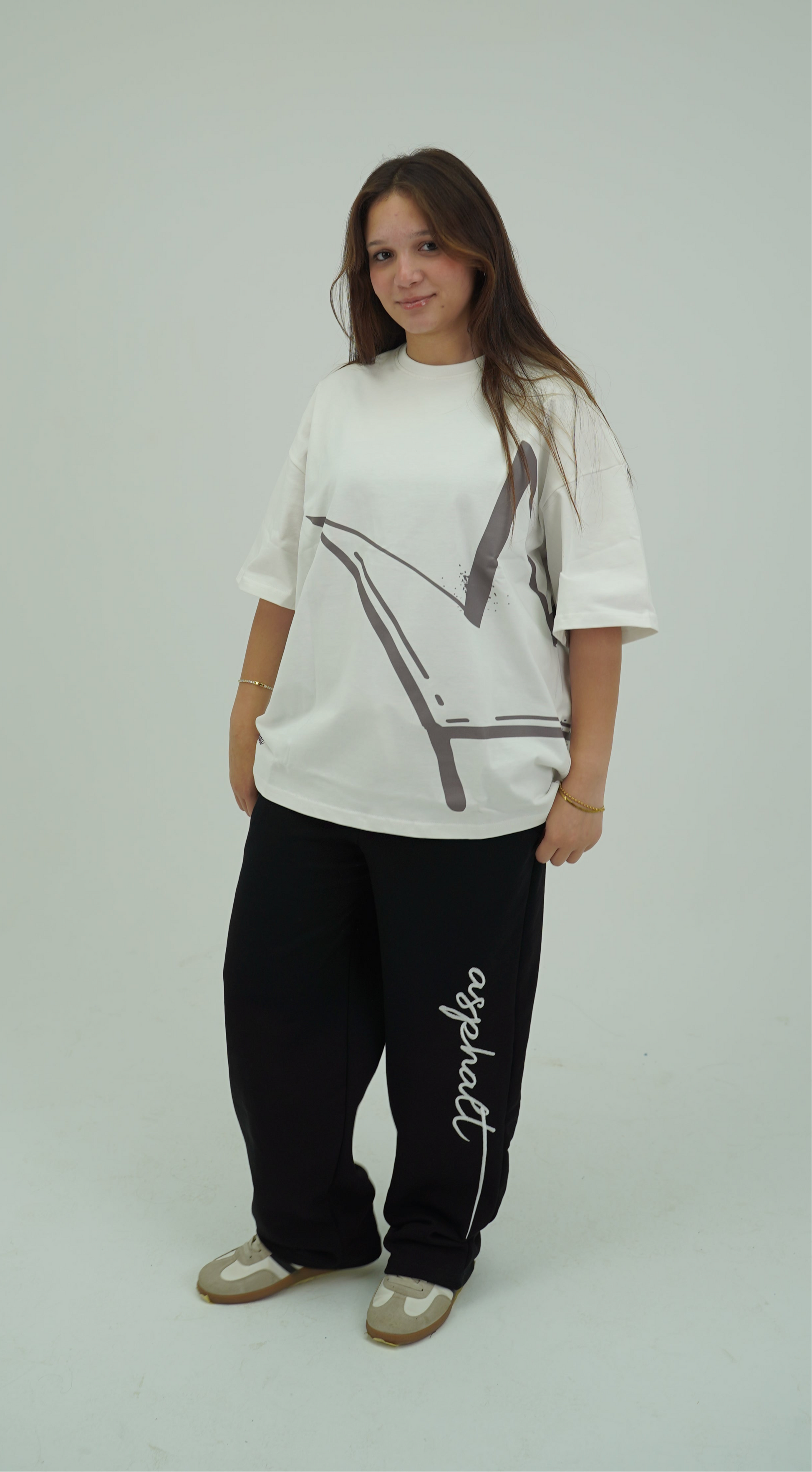 NO RISK NO FUN WHITE EDITION ASPHALT T-shirt
